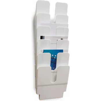 DURABLE FLEXIPLUS 6 prospectushouder A4 staand transparant 1700008011