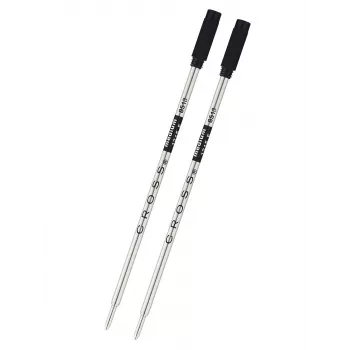 Cross balpenvulling medium zwart 2-pack