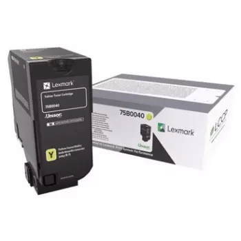 Lexmark gele originele tonercartridge voor Lexmark CS727de