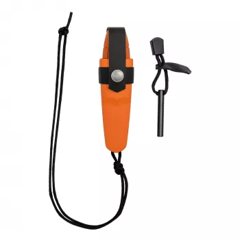 Morakniv Eldris Burnt Orange en vuurstarter