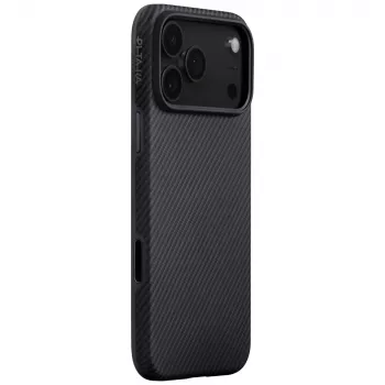 PITAKA Aramid UltraGuard MagSafe-hoes voor iPhone 17 Pro Max zwart/grijs