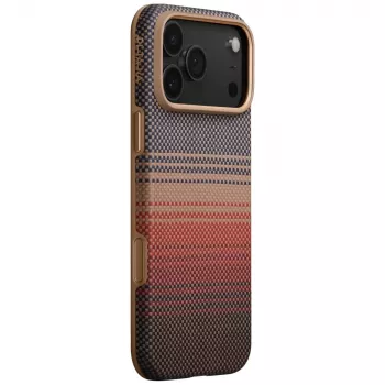 PITAKA Aramid UltraGuard MagSafe-hoes voor iPhone 17 Pro Max Sunset