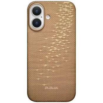 PITAKA Ultra-Slim MagSafe-hoes voor iPhone 17 - Golden Glint
