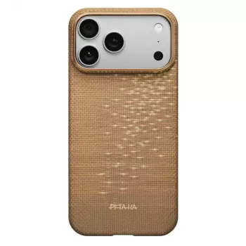 PITAKA Ultra-Slim MagSafe-hoes voor iPhone 17 Pro Golden Glint