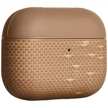 PITAKA aramidevezel hoesje voor AirPods Pro 3, Golden Glint