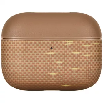 PITAKA aramidevezel hoesje voor AirPods Pro 3, Golden Glint