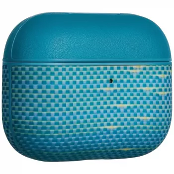 PITAKA aramidevezel hoesje voor AirPods Pro 3, Lucid Blue