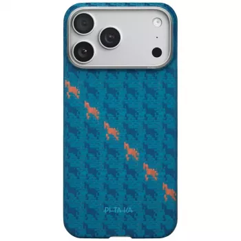 PITAKA Happiness Rides Edge Case MagSafe voor iPhone 17 Pro Max Indigo