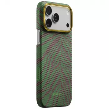 PITAKA Edge Case Breath of Veins voor iPhone 17 Pro Max - Sprout Surge