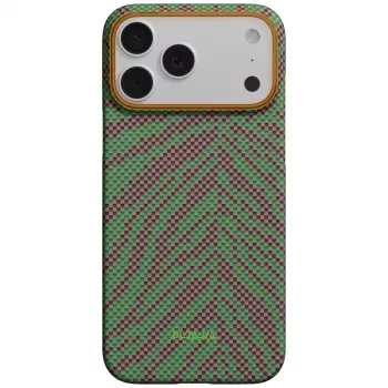 PITAKA Edge Case Breath of Veins voor iPhone 17 Pro Max - Sprout Surge