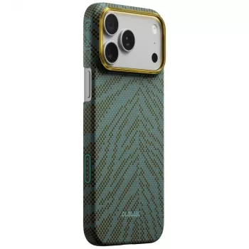 PITAKA Edge Case Breath of Veins voor iPhone 17 Pro Max, Dive Green
