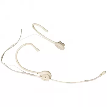 Kindermann MU-55HNS-3M nekbandmicrofoon - zwart, 3m kabel, omnidirectioneel, elektret-condensator