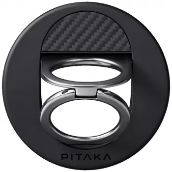 PITAKA MagEZ Grip 3 MagSafe magnetische telefoongrip zwart/grijs