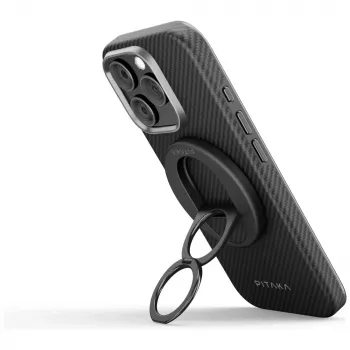 PITAKA MagEZ Grip 3 MagSafe magnetische telefoongrip zwart/grijs