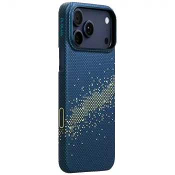PITAKA Ultra-Slim MagSafe hoes voor iPhone 17 Pro - Milky Way Galaxy