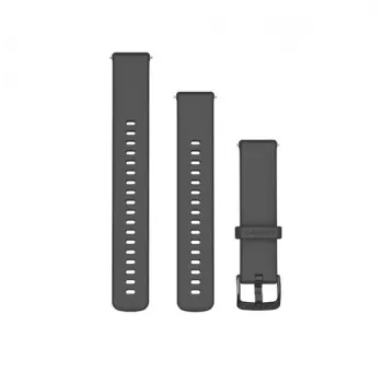 Garmin Quick Release 18 mm siliconen horlogeband, Gravel Grey, 010-13256-00