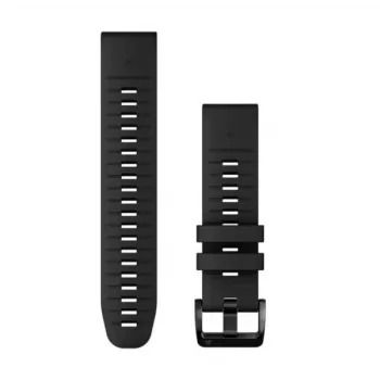 Garmin QuickFit 22 mm siliconen horlogeband, Zwart (010-13280-00)