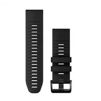 Garmin QuickFit 26 mm siliconen horlogeband, Zwart (010-13281-00)