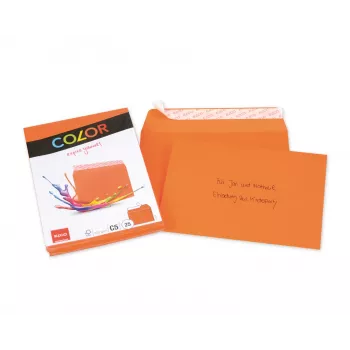 ELCO Color envelop C5 (162 x 229 mm), zonder venster, zelfklevend, 100 g/m², oranje, 25 stuks (74618.82)