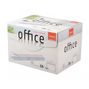 ELCO Office envelop C6 (114 x 162 mm), zonder venster, zelfklevend, 80 g/m², wit, 200 stuks (74531.12)