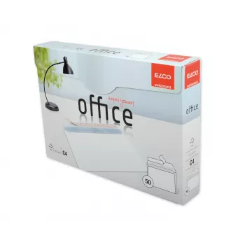 ELCO Office envelop C4 (229 x 324 mm), zonder venster, zelfklevend, 120 g/m², wit, 50 stuks (74538.12)