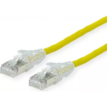 Dätwyler Cat.6A H AMP v2 patchkabel, geel, 20 m, SFTP, LS0H, CU 7702 flex