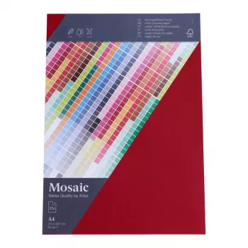 Artoz Papier briefpapier Mosaic wijnrood DIN A4 90 g/m² 25 vel