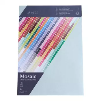 Artoz Papier Mosaic briefpapier lichtblauw A4 90 g/m² 25 vel
