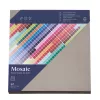 Artoz Papier Mosaic vierkante enveloppen cement nat te plakken 20 stuks (9445420-217)