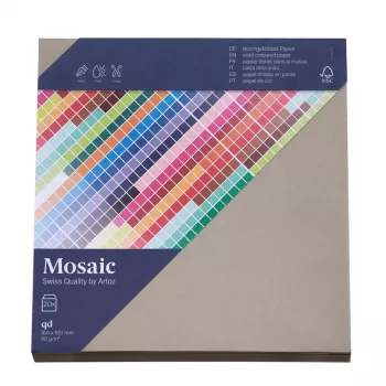 Artoz Papier Mosaic vierkante enveloppen cement nat te plakken 20 stuks (9445420-217)