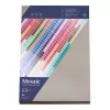 Artoz Papier Mosaic enveloppen DIN B6 zonder venster, Cement, gegomd (nat te kleven), 20 stuks
