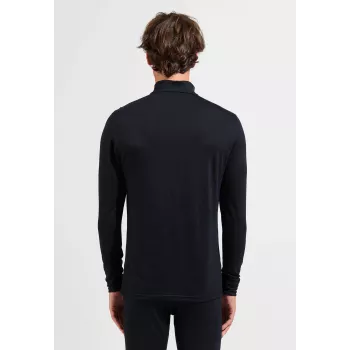 Odlo Merino 200 BL Top Turtle Neck LS half zip - zwart, maat M