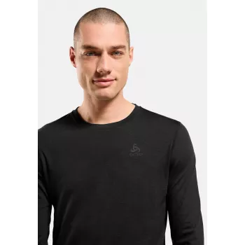 Odlo Merino 200 BL Top Crew Neck LS - zwart, maat XL