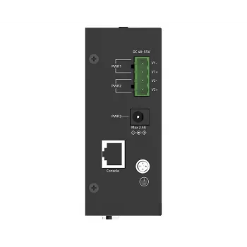 D-Link DIS-210G-12P smart industriële Gigabit switch met 8 PoE+ poorten en 4 SFP-sleuven
