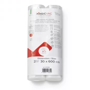 MagicVac 2 vacuümfolierollen 30 cm x 6 m (2 rollen)