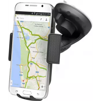 SBS universele 6 telefoonhouder voor in de auto - passieve zuignaphouder voor smartphones - zwart