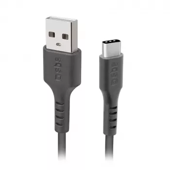 SBS TECABLETC3MTK USB-A naar USB-C kabel 3m zwart