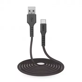 SBS TECABLETC3MTK USB-A naar USB-C kabel 3m zwart