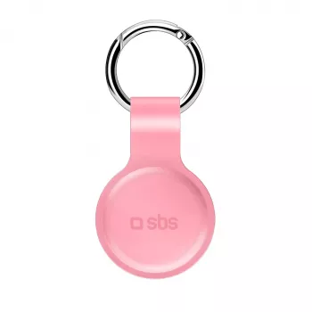 SBS siliconen hoesje voor Apple AirTag roze