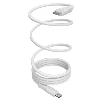 PURO ELEKTRIK magnetische USB-C naar USB-C kabel 60W USB 3.2 (20 Gbit/s) 1m wit
