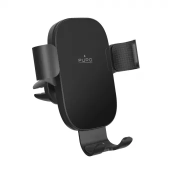 Puro Gravity auto-telefoonhouder voor ventilatierooster - universele smartphonehouder - zwart