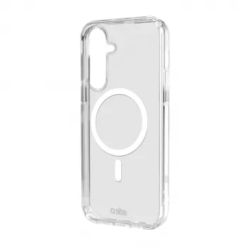 SBS Light Mag cover met MagSafe voor Galaxy S25 transparant