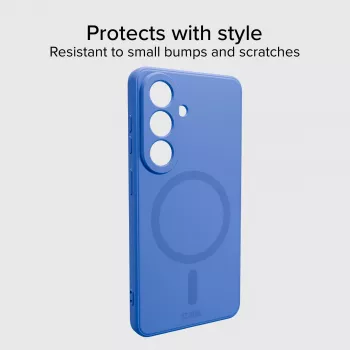 SBS Instinct Mag case voor Samsung Galaxy S26, compatibel met MagSafe - blauw