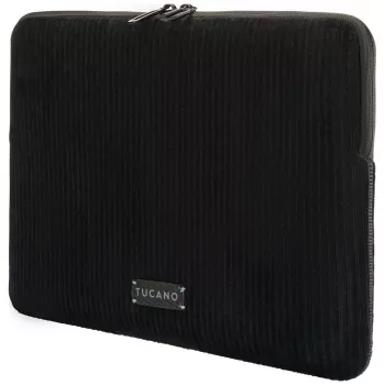 TUCANO Velluto 2 sleeve 16 laptophoes voor MacBook 16 inch zwart