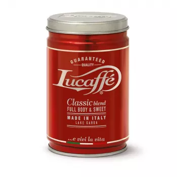 LUCAFFE' CLASSIC Gemalen Koffie 250g Blik