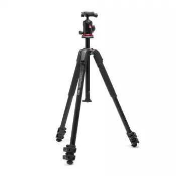 Manfrotto 190X aluminium statief met 496RC2 kogelkop (zwart)