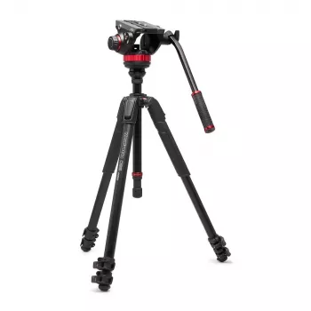 Manfrotto 055 Video Alu zwart met 502AH kop