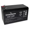 TECNOWARE Power Battery 12V 7,2Ah AGM VRLA met Faston 6,3mm aansluiting