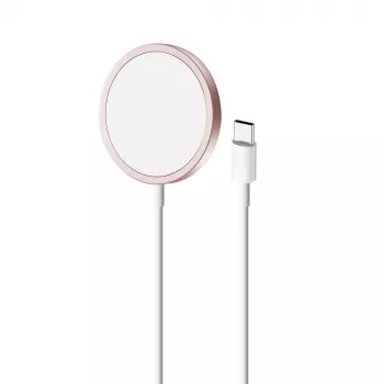 PURO Magnetico MagSafe Draadloze oplader 1m – Roze