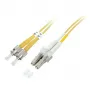 TECHLY OS2 singlemode ST naar LC duplex patchkabel 3m